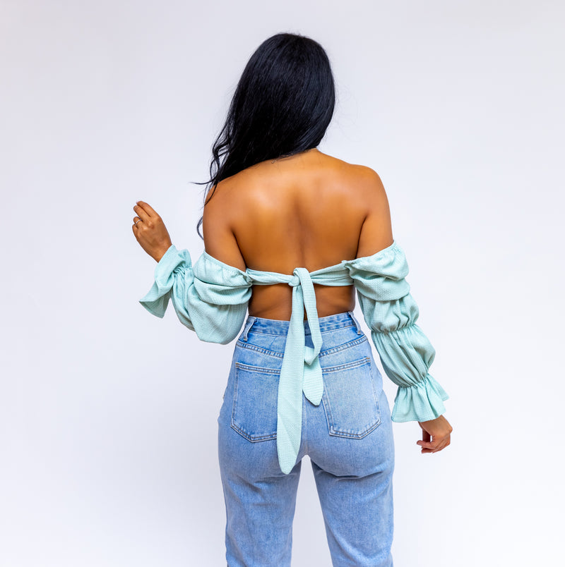 Look Back At It Backless Crop Top