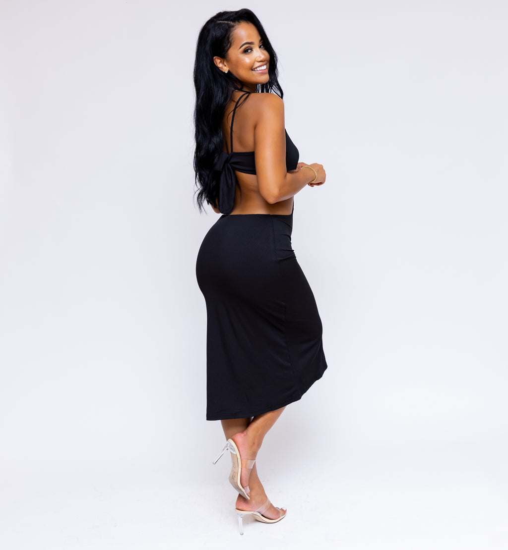 Cut You Out Cami Backless Dress
